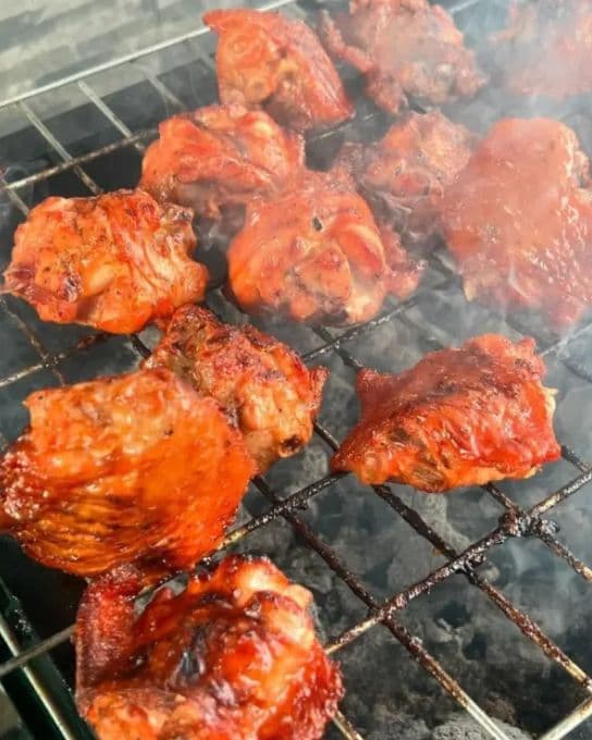 Chicken on the grill